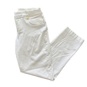 JM Collection Women's Elegant White Trousers